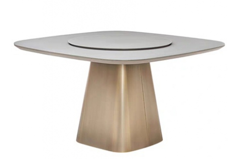 新中式现代岩板方桌